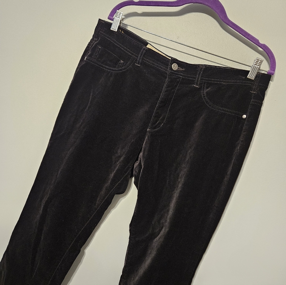 Pilcro and the Letterpress Black Straight Leg Pants